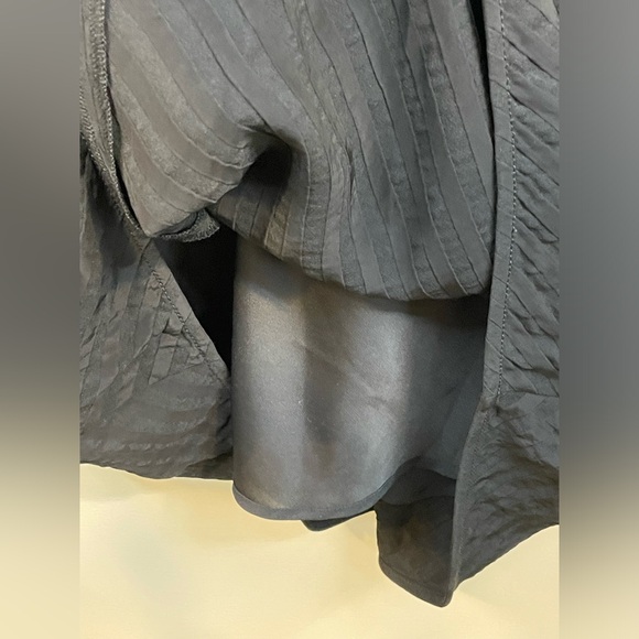 NWOT Everlane The City Stripe Midi Dress in Black Size 4 - Picture 13 of 16